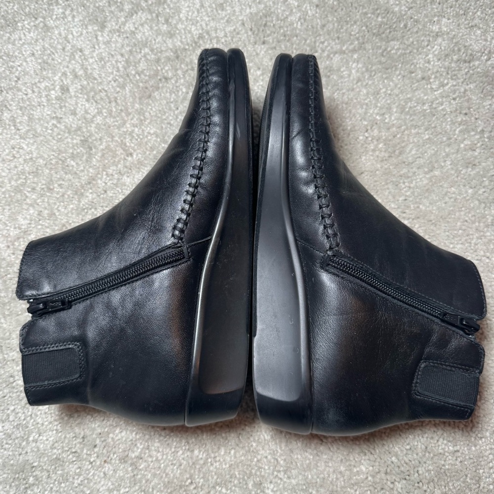 SAS Jade Wedge Ankle Boot Sz 8 M Black - Picture 3 of 11